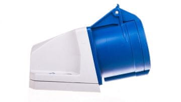 PCE Fiksna utičnica 32A 3P 230V plava IP44 /malo kućište/ 123-6k