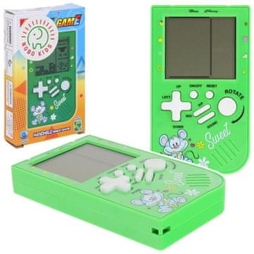 Nobo Kids TETRIS ELEKTRONSKA IGRAĆA PRIJENOSNA PUTNA KONZOLA ZA DJECU ZELENA