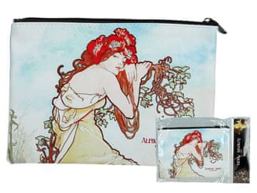 Carmani ŽENSKA KOZMETIČKA TORBICA/PERNICA ALFONS MUCHA LJETNI KAO POKLON