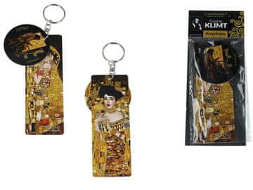 Carmani PRIVJESAK ZA KLJUČEVE TORBICA S PRIVJESKOM KLIMT POLJUBAC ADELA