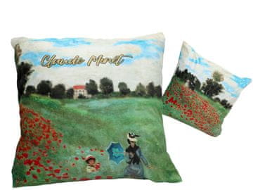 Carmani JASTUK S PUNJENJEM HANS CLAUDE MONET SLIKA MAKA U POLJU MAKOVA KUTIJA ZA JASTUČNICU