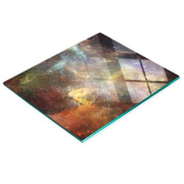 tulup.cz Kaljena staklena daska za posluživanje s Kosmos grafikom 60x52 cm