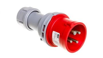 PCE Prijenosna utičnica 16A 4P 400V crvena IP44 turbo shark 014-6TT