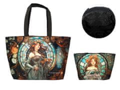 Carmani EKO TKANINA TORBA ZA RAME ALFONS MUCHA ART SHOPPING POKLON ZA DOM