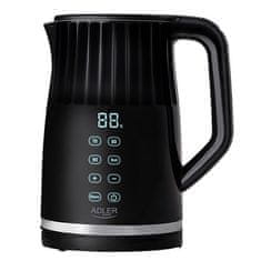 Adler Adler AD 1350 električni kuhalo, 1.7 L, crna, LED