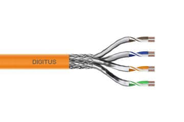 Digitus DIGITUS Cat.7 S/FTP instalacijski kabel, B2ca, AWG 23/1, LSOH, 100m, Narančasti