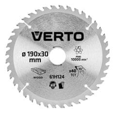 slomart VERTO List kružne pile 190 x 30 mm, 40 zuba