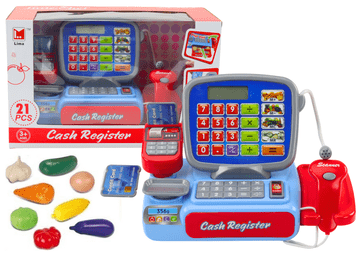 slomart LEAN TOYS Elektronički kasa s vagom i skenerom