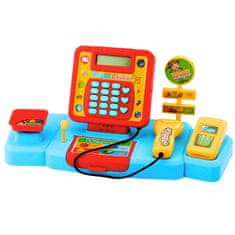 slomart Interaktivna blagajna s trgovinom i košarom za djecu LEAN TOYS