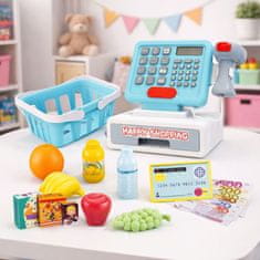 slomart Interaktivna blagajna sa LEAN TOYS skenerom, kalkulatorom i proizvodima