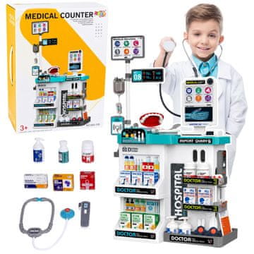 slomart Veliki liječnički set LEAN TOYS sa stolom, svjetlima i zvukovima