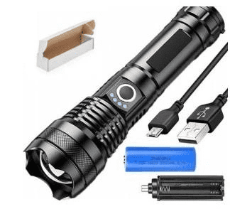 slomart ATL Taktička LED svjetiljka ZD154, punjiva, USB-C, vodootporna