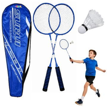 slomart Set za badminton (plavi)