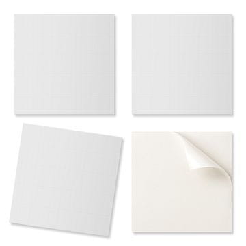 COLORAY Paket vinilnih pločica s otiskom, minimalističke pločice 20x20x20 cm