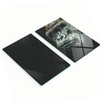 Višenamjenske ukrasne staklene ploče s otiskom Gorilla 2x30x52 cm