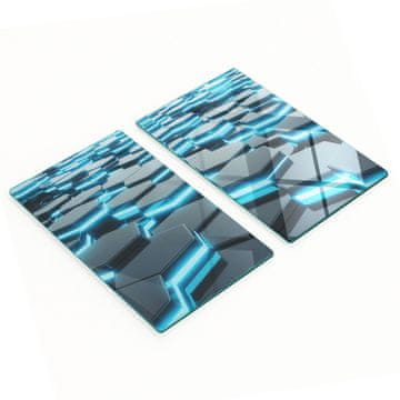 tulup.cz Set kuhinjskih dasaka od kaljenog stakla s 3D ispisom 2x30x52 cm