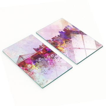 tulup.cz Višenamjenske dekorativne staklene ploče za kuhinju Varšava 2x30x52 cm
