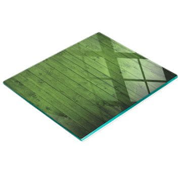 tulup.cz Izdržljiva i elegantna staklena ploča s uzorkom zelenog drva 60x52 cm