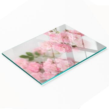 tulup.cz Kaljena višenamjenska ukrasna staklena ploča Divlje ruže 80x52 cm
