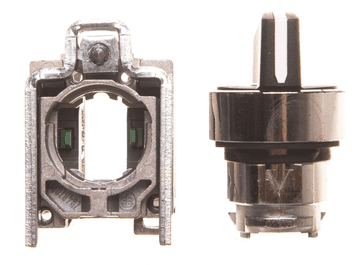 Schneider Prekidač s 3 položaja, gumb 22 mm, crni, 2Z, s povratnom oprugom, XB4BJ53