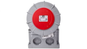 PCE Fiksna utičnica 63A 4P 400V crvena IP67 /bez uvodnice/ utikač 134-6