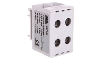 em 2-tračni spojnik za tračnice 1,5-50 mm2 sivi euro multiOTL 50 2xAl/Cu 607050