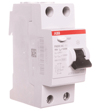 ABB 2P 40A 30mA AC diferencijalni prekidač FH202 AC-40/0.03 2CSF202002R1400