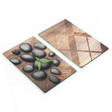 tulup.cz Kaljene višenamjenske dekorativne staklene ploče Spa kamenje 2x30x52 cm