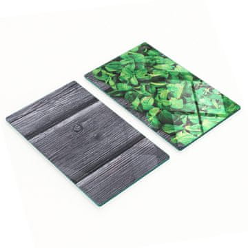 tulup.cz Višenamjenske ukrasne staklene ploče s printom mente 2x30x52 cm