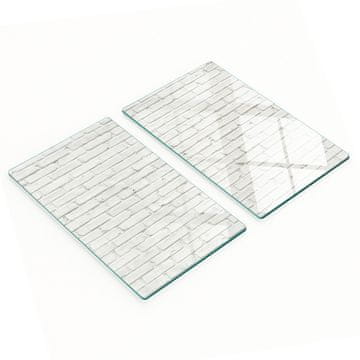 tulup.cz Staklene kuhinjske daske za posluživanje s grafikom za zid od opeke 2x30x52 cm