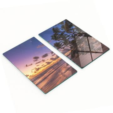 tulup.cz Kaljene višenamjenske dekorativne staklene ploče Beach Sun 2x30x52 cm