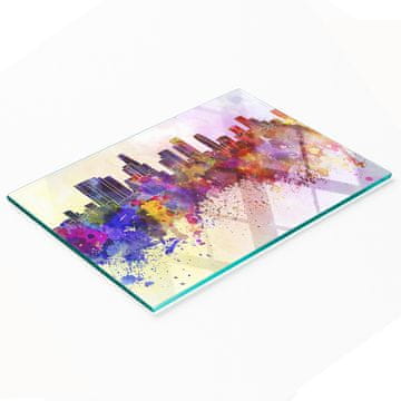Kuhinjska višenamjenska dekorativna kaljena daska Los Angeles 80x52 cm