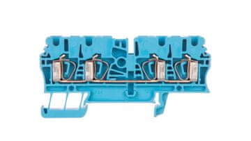 DM 4-žilni konektor sabirnice 2,5 mm2 plavi Ex ZDU 2,5/4AN BL 1608580000
