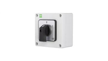 Grebenasta sklopka 16A/3F 0-1 u IP65 kućištu siva 105x105x66 6160-00