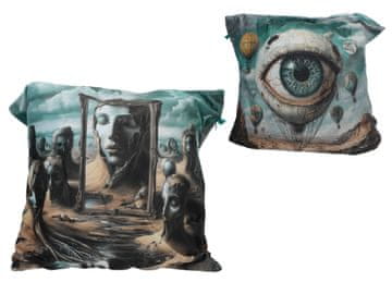 Carmani DEKORATIVNI JASTUK S PUNJENJEM JASIEK SALVADOR DALI JASTUČNICA ZA DNEVNI BORAVAK