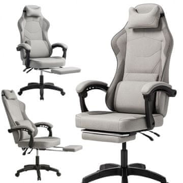 GAMING STOLICA OKRETNA ZA NOGE MASAŽNI JASTUK ZA GAMER, UDOBNA