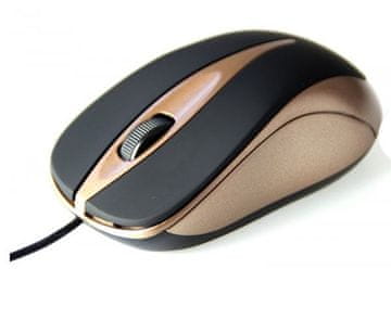 slomart Media-Tech MT1091MO PLANO optički miš, 1200 DPI, bakreni