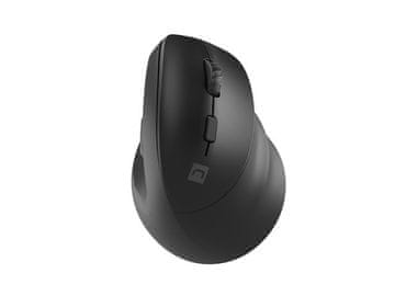 slomart NATEC Crake 2 bežični ergonomska miš, 2400 DPI, Bluetooth 5.2 + 2.4GHz, crna