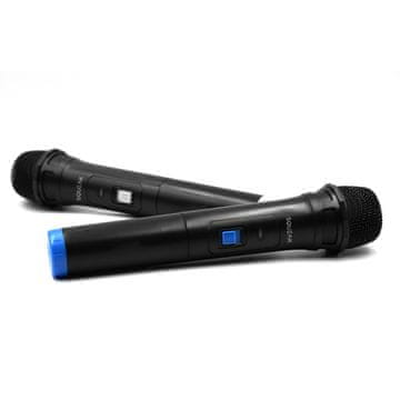 slomart SQUEAK VocalDuo karaoke mikrofona, 2.4GHz, doseg 30m