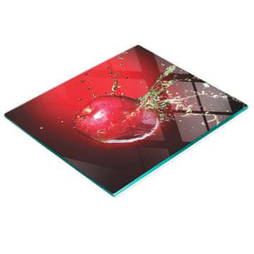 tulup.cz Kuhinjska višenamjenska dekorativna staklena ploča Crvena jabuka 60x52 cm