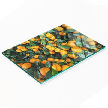 tulup.cz Višenamjenska dekorativna staklena ploča s printom mandarine 80x52 cm