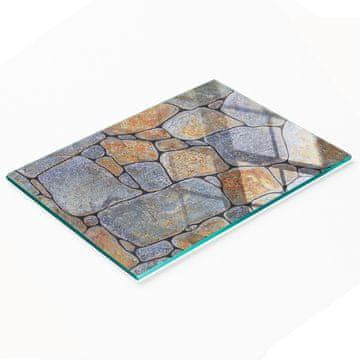 tulup.cz Dekorativna daska za rezanje za kuhinju od kaljenog stakla 80x52 cm
