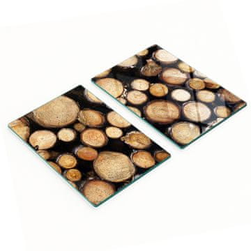 Staklene dekorativne ploče za posluživanje grickalica 2x40x52 cm