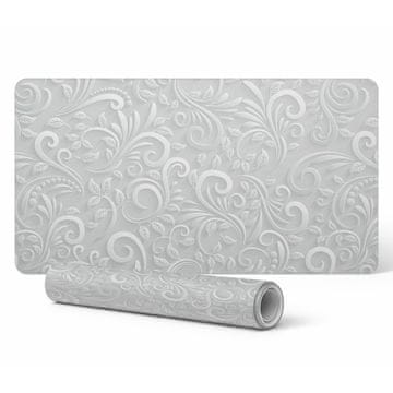 Moderna vinilna podloga za stol, elegantan lisnati ornament, 100x50 cm