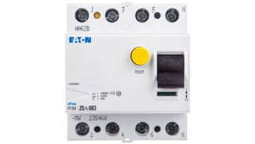 EATON 4P 25A 0.03A diferencijalni prekidač tip AC pfim-25/4/003-MW 235406