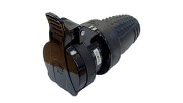 Gumena utičnica 2P+Z IP44 250V~ 16 A 3680W 50Hz s poklopcem 24017