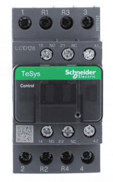 Schneider TeSys Deca Power kontaktor 12A 2NO 2NC 42V AC 1NO 1NC LC1D128D7