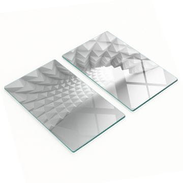 tulup.cz Set od dvije staklene kuhinjske daske Apstraktni tunel 2x30x52 cm