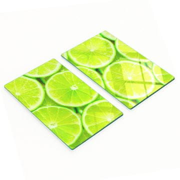 Višenamjenske dekorativne staklene ploče s printom limete 2x30x52 cm