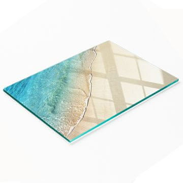 tulup.cz Kaljena višenamjenska dekorativna staklena ploča Beach Wave 80x52 cm
